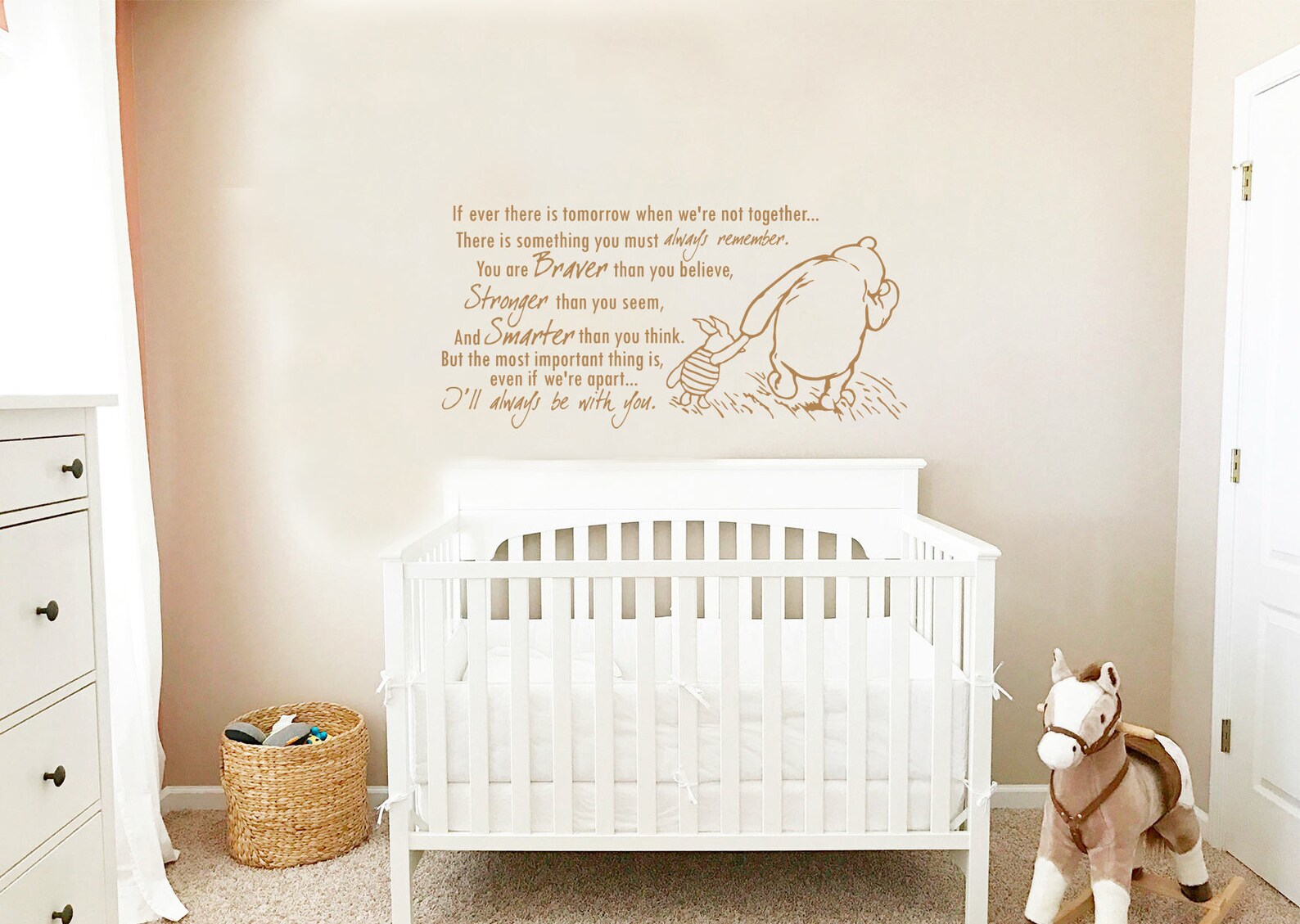 Winnie the Pooh Quote Wall Decal Vinyl Sticker Decals Quotes Etsy