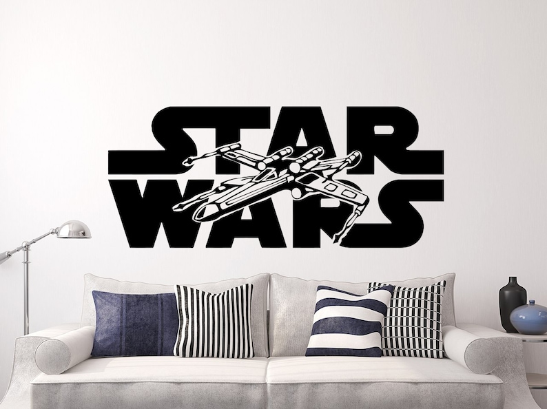 Star Wars Wall Decals Xwing Vinyl Sticker Decal Logo Xwing Etsy