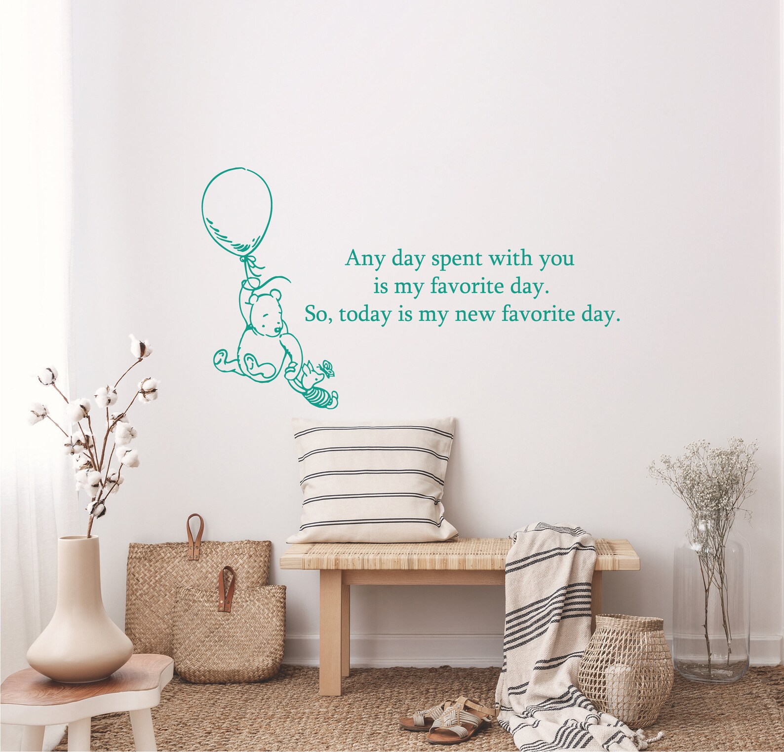 Winnie the Pooh Quote Wall Decal Vinyl Sticker Decals Quotes Etsy