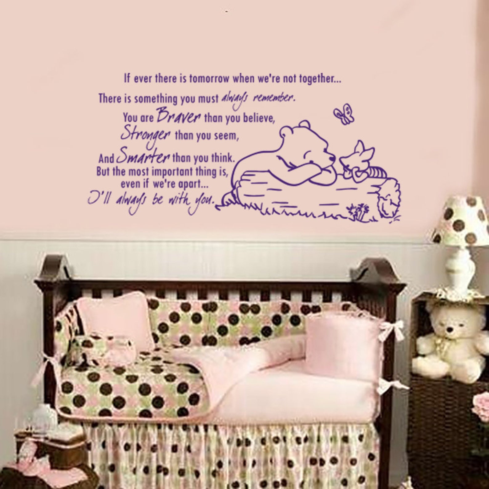 Winnie the Pooh Quote Wall Decal Vinyl Sticker Decals Quotes Etsy