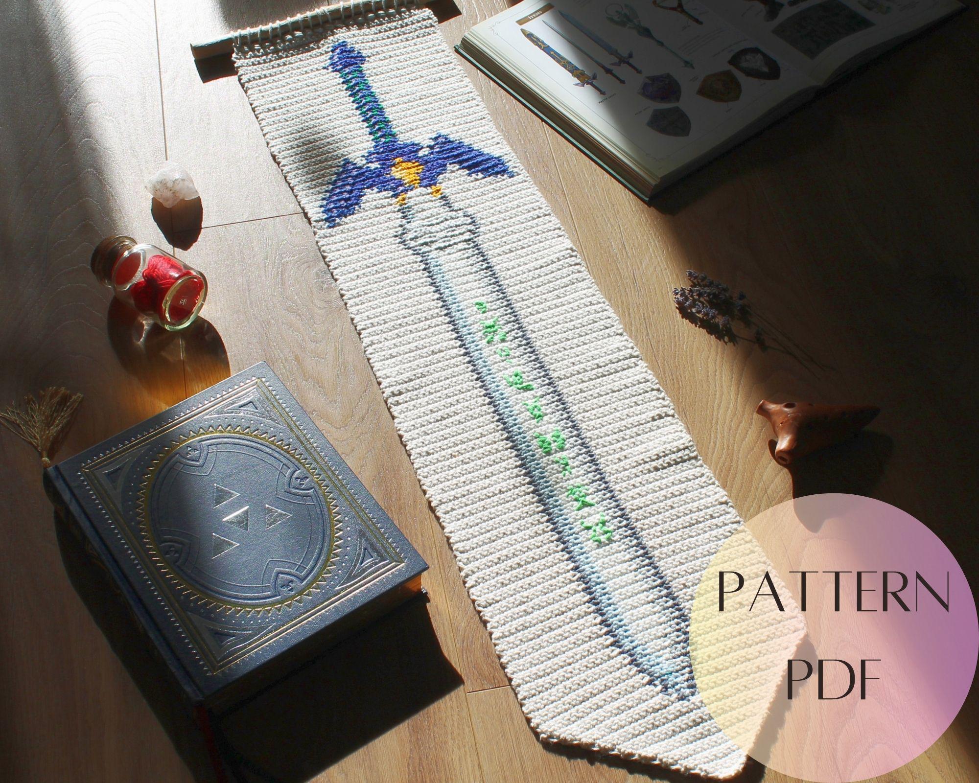 Crochet Pattern | the Master Sword Crochet Tapestry Wall Hanging