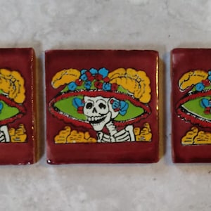 Day of The Dead  Small Ceramic Tile