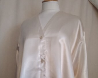 Vintage 1990's Betty Jackson Cream Shirt