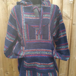 Mexikanischer gestreifter Baja Hoodie