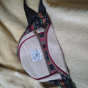 Fair Trade Natural Hemp Bum Bag