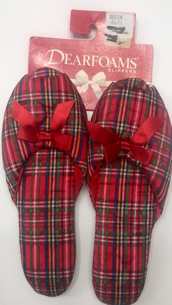 Dearfoam christmas hot sale slippers