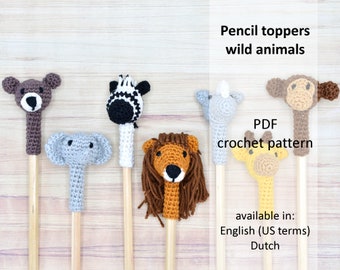 Pencil Topper - Wilde Tiere