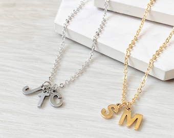 Initial Charm Necklace