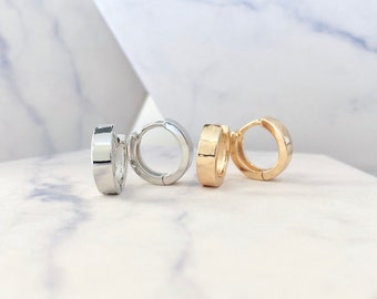 Minimalist Huggie Hoop Earrings