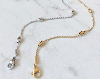 Ball Chain Anklet, Stainless Steel Ankle Bracelet