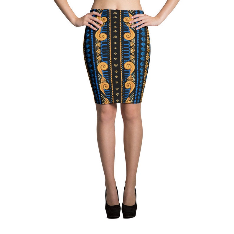 Mandala Pencil Skirt