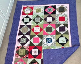 Bespoke Memory Quilt Keepsake Blanket, Made From Loved Ones' Clothes