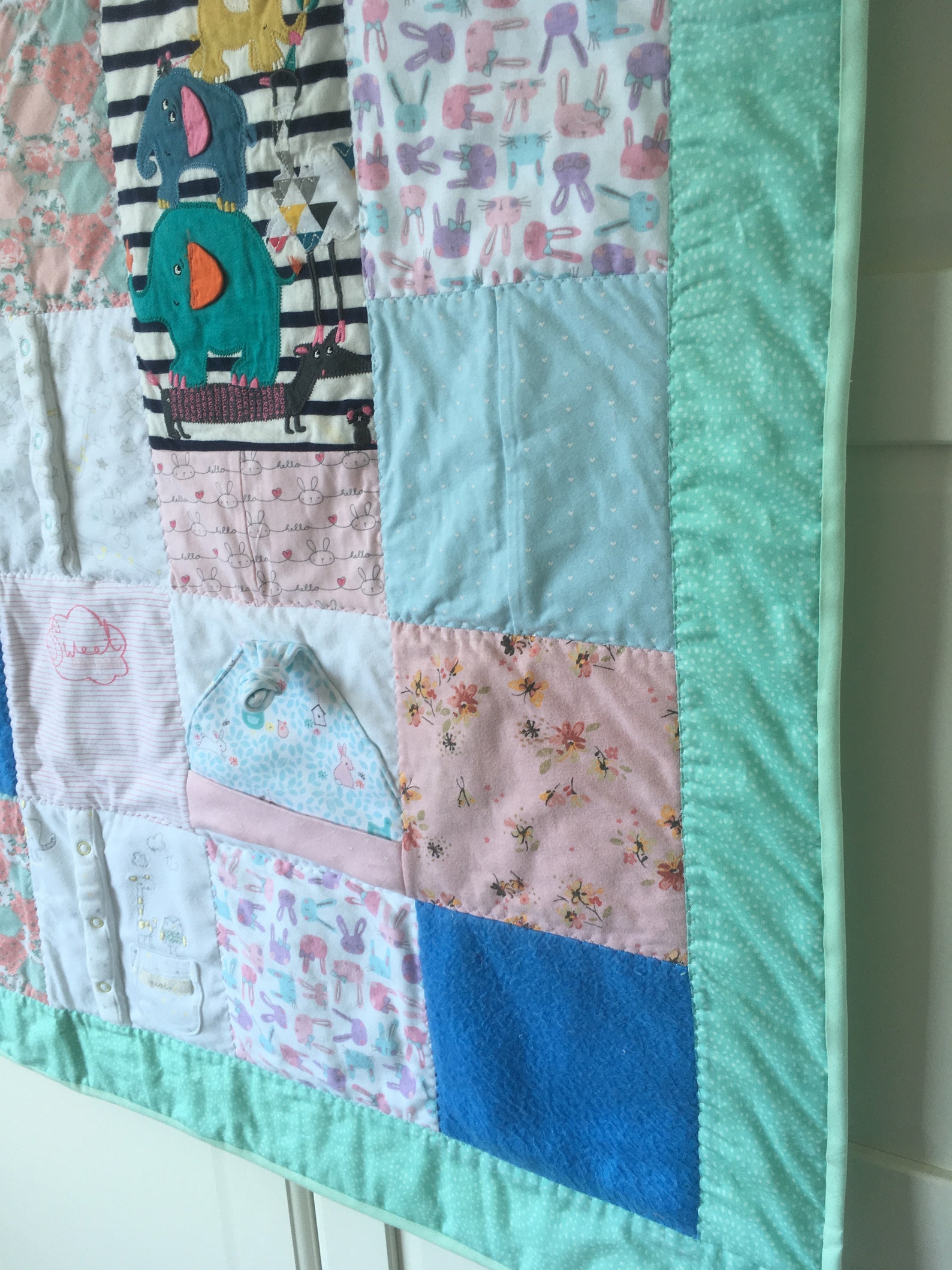 Bespoke Memory Quilt Keepsake Blanket. Made From Baby Clothes. Etsy