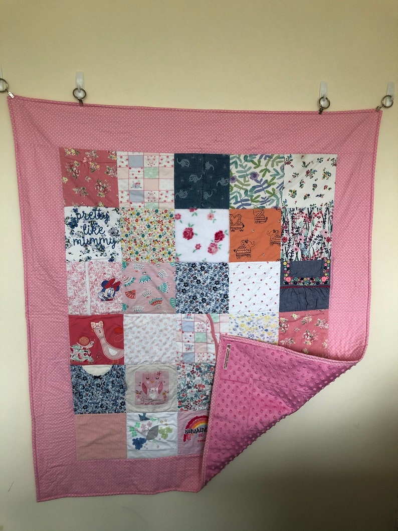 Bespoke Memory Quilt Keepsake Blanket. Made From Baby Clothes. Etsy