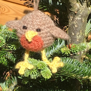 Robin xmas decoration crochet kit