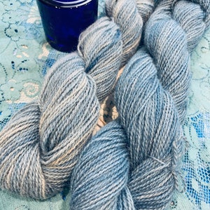 4ply blue Indigo dyed alpaca yarn image 4