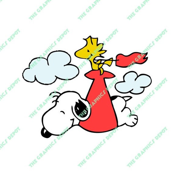Snoopy Woodstock Peanuts Svg File Dxf File Eps File Etsy