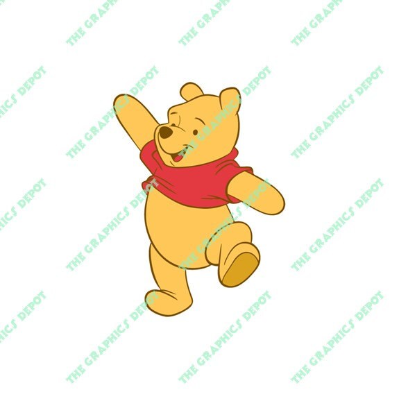 Download Winnie the Pooh SVG file DXF file EPS file png file | Etsy