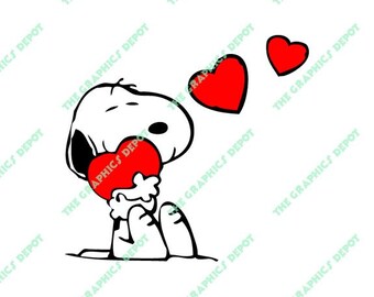 Download Snoopy dxf | Etsy