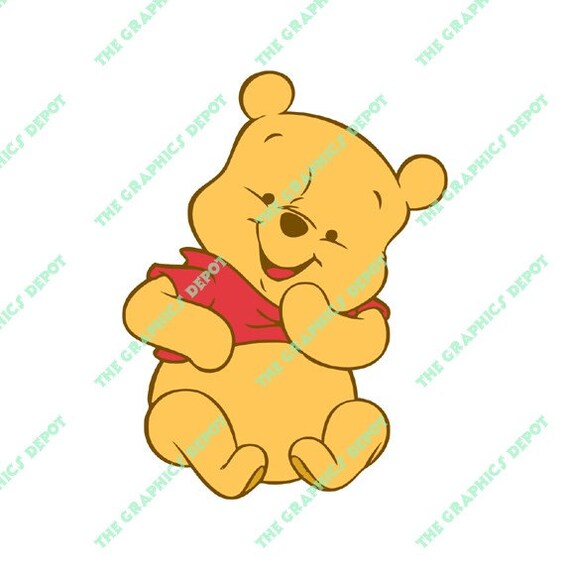 Winnie the Pooh SVG file DXF file EPS file png file | Etsy