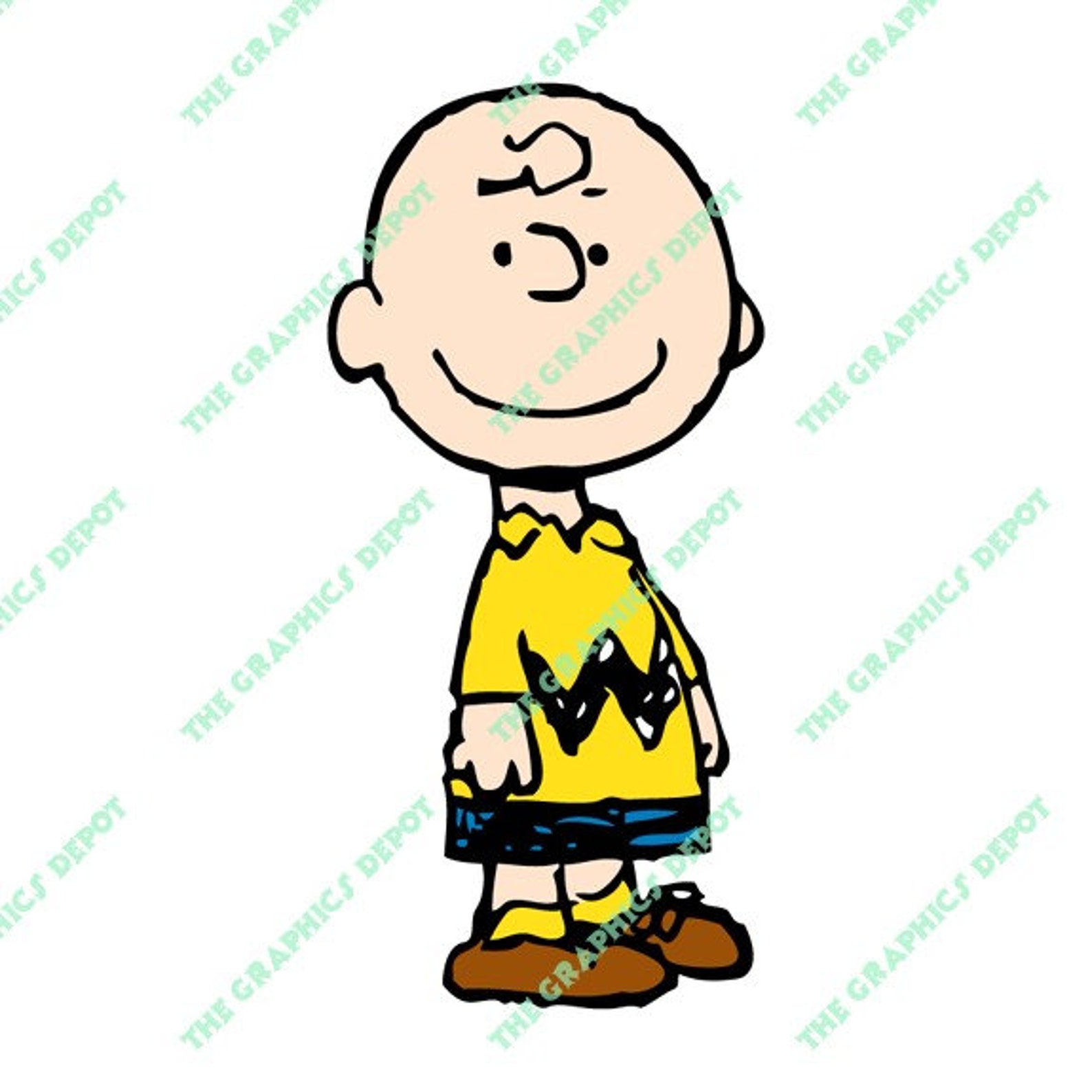 Charlie Brown Peanuts SVG file DXF file EPS file png | Etsy