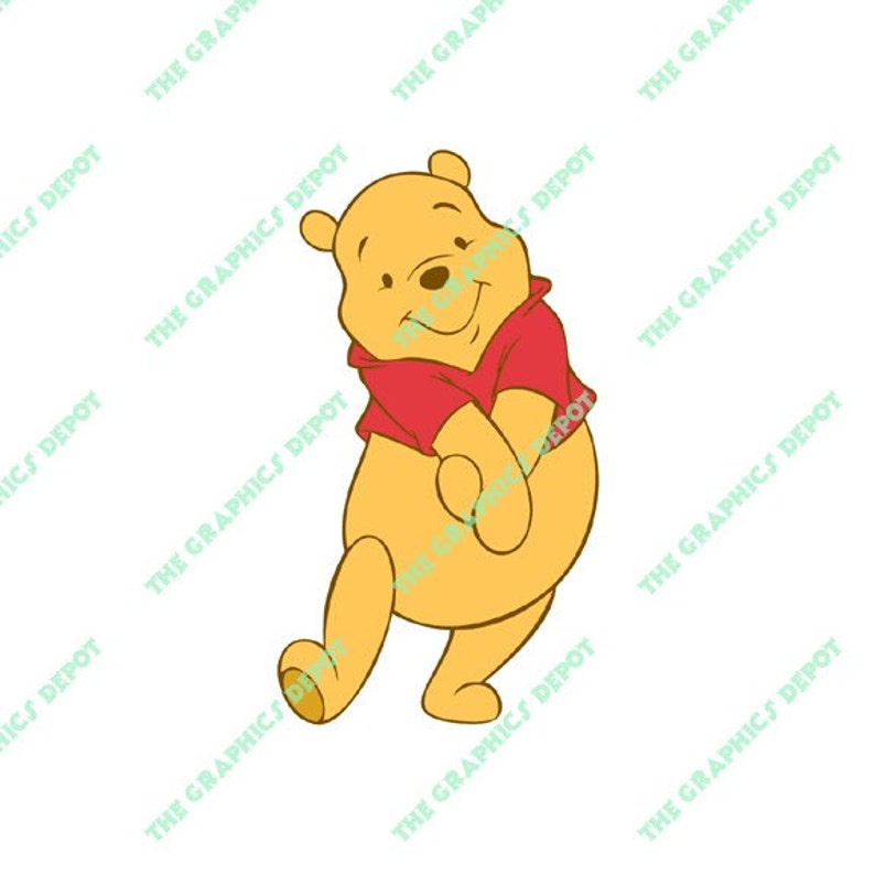 Winnie the Pooh SVG File DXF File EPS File Png File | Etsy UK