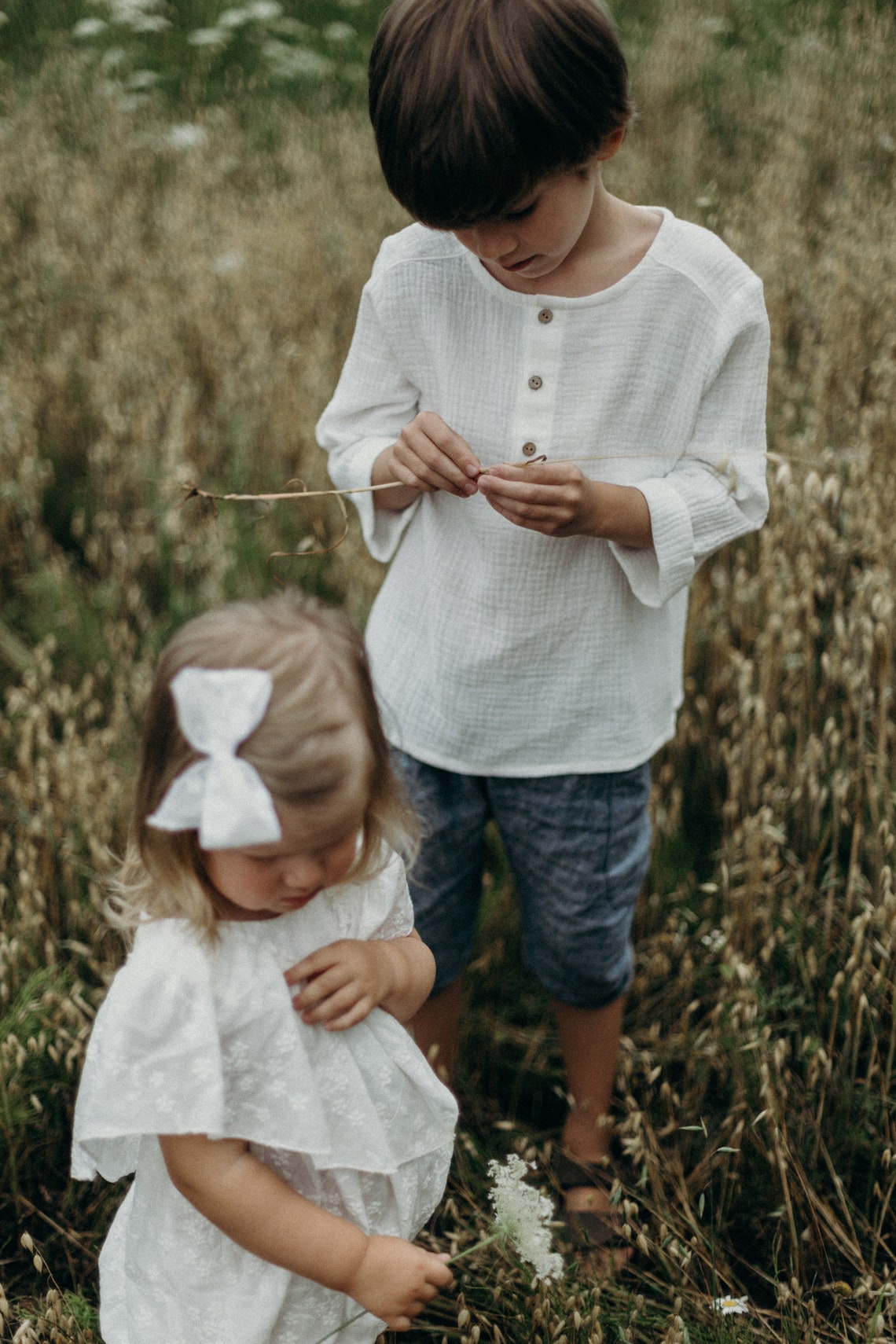Boys muslin shirt Boy double gauze shirt Boys white shirt Boys Etsy