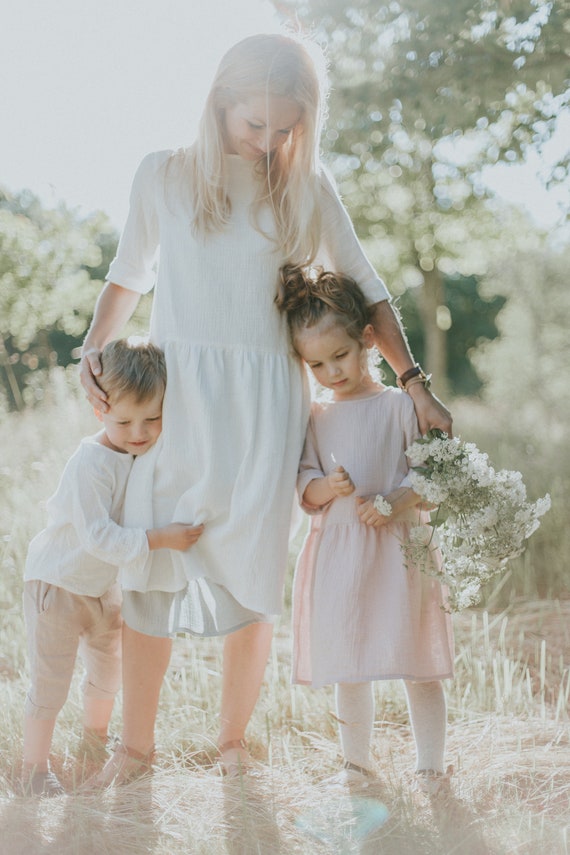 Mutter Tochter Passende Kleid Mutter Und Tochter Outfit Etsy