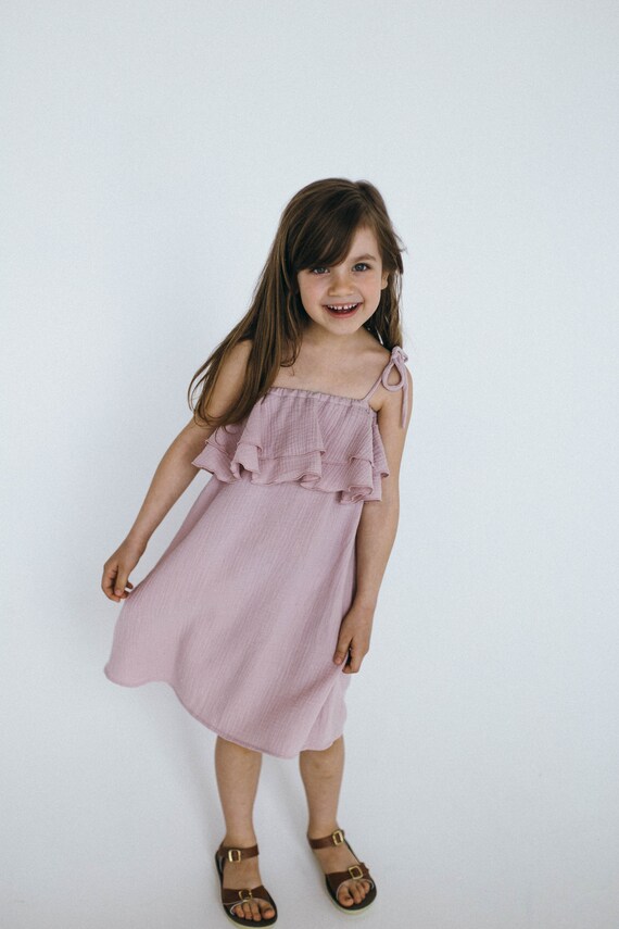 pink colour dress girl