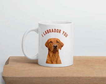 Fox Red Labrador mug - Perfect for any Labrador lover