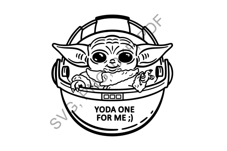 Download Baby Yoda svg The Child svg Mandalorian baby svg Star Wars ...