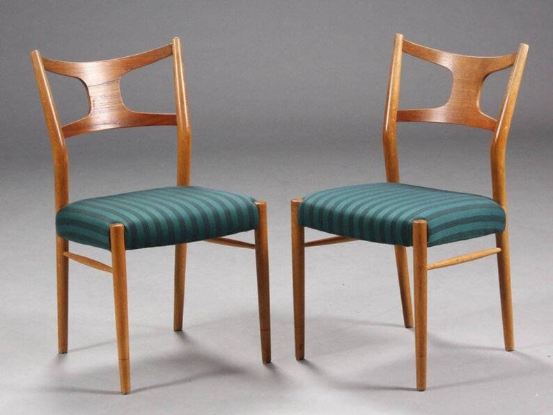 Rare Dining Chairs by Kurt Østervig Set of Six - Etsy