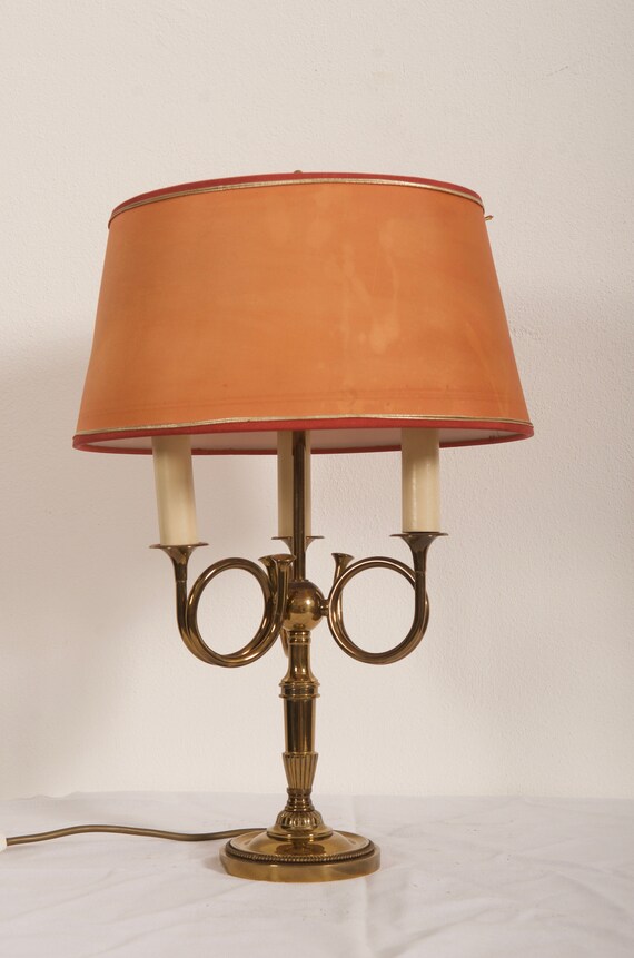 Vintage English Brass Table Lamp Vintage English Brass Table Lamp, Brass Table Lamp Vintage