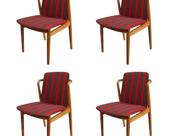 Set of Four Dining Chairs Attributed to Hans Olsen