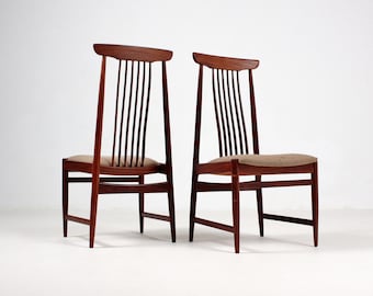 Set of Two Dining Room Chairs In the Style of Arne Vodder