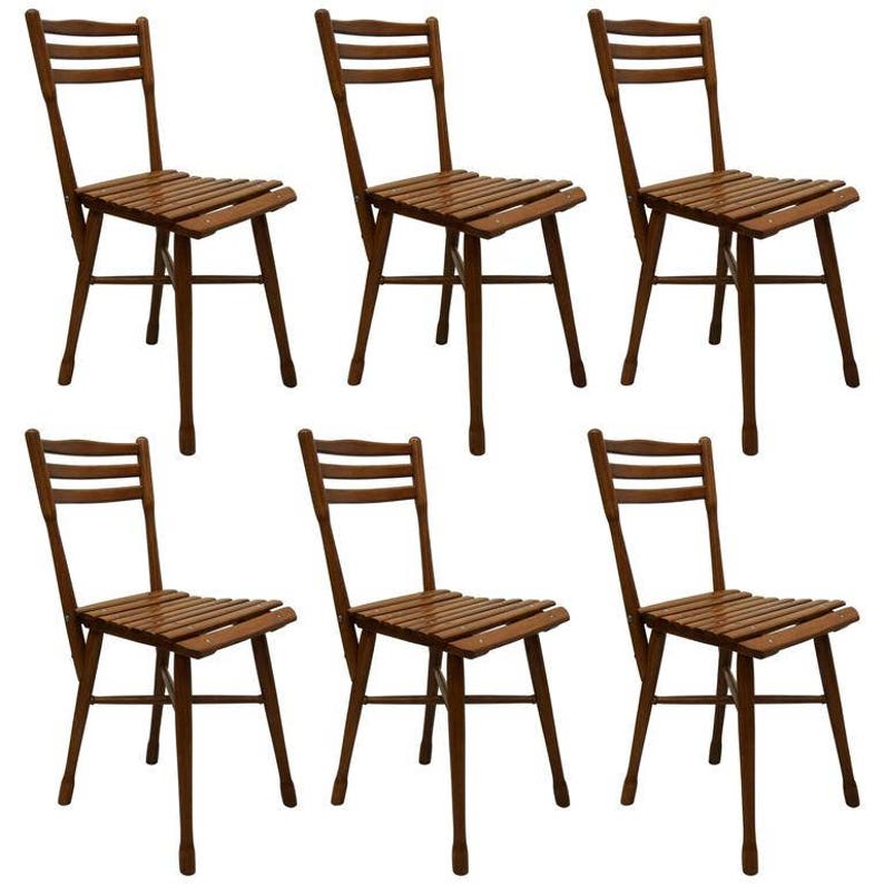 Rare Set Of Six Garden Chairs By J J Kohn Vienna