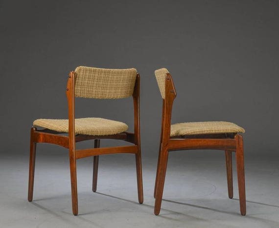 Set van zes Deense Rosewood Dining stoelen door Erik Buch | Etsy Set van zes Deense Rosewood Dining stoelen door Erik Buch | Etsy