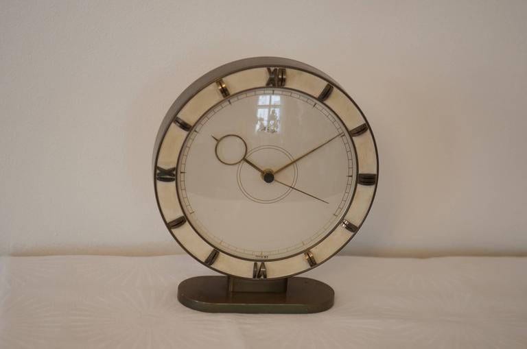 コレクション 20s 30s vintage art deco table clock A Schild & Co. : Art Déco table clock with enamels