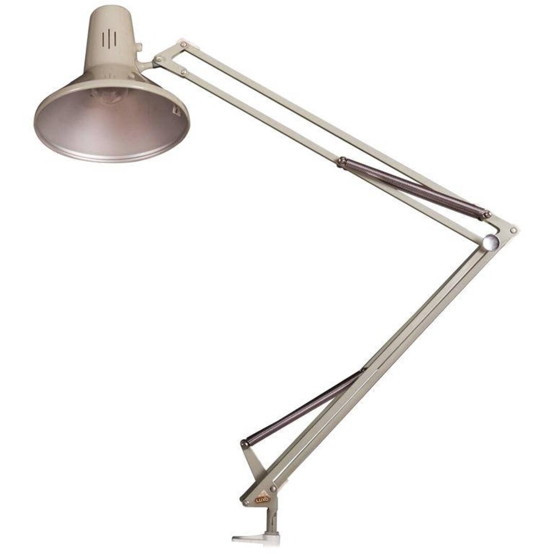 Grey Desk Table Lamp by Luxo Etsy Australia