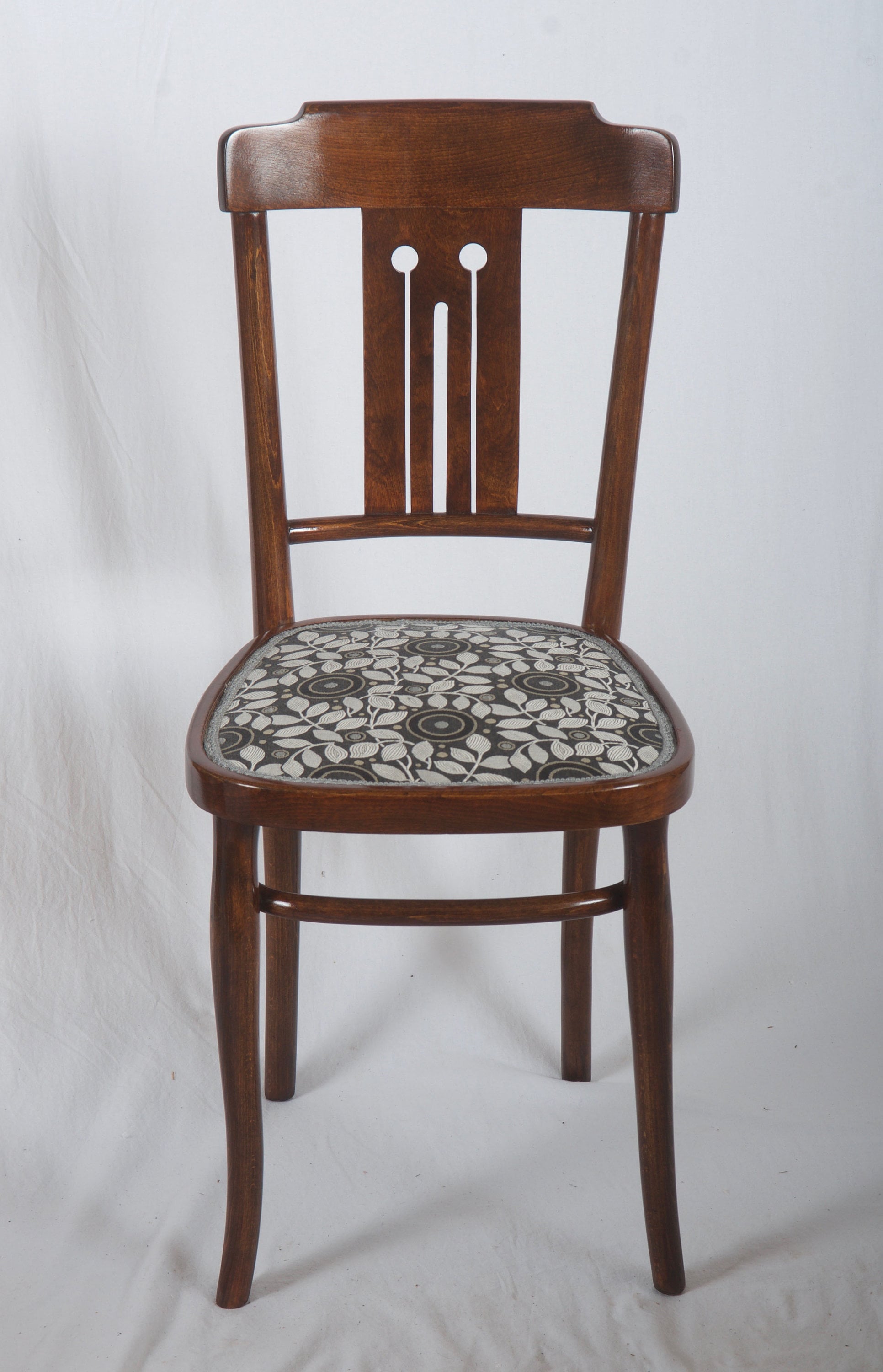 Bentwood upholstered wooden on sale dining chairs