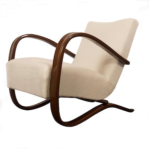 Art Deco Thonet H269 Armchair by Jindrich Halabala