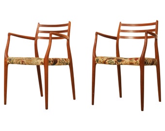 Niels Otto Møller Teak Chair, Model 78, Danish Mid-century Modern