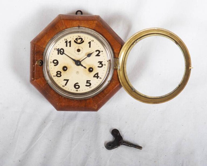 Art Deco Junghans Wall Clock Etsy