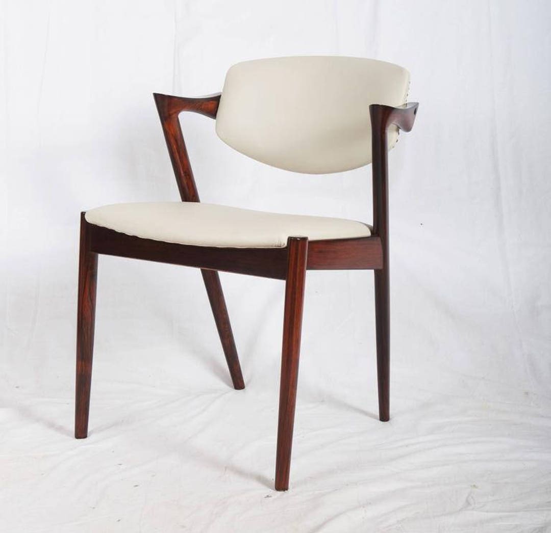 Rosewood and Leather Chair by Kai Kristiansen Model 42 - Etsy Rosewood and Leather Chair by Kai Kristiansen Model 42 - Etsy