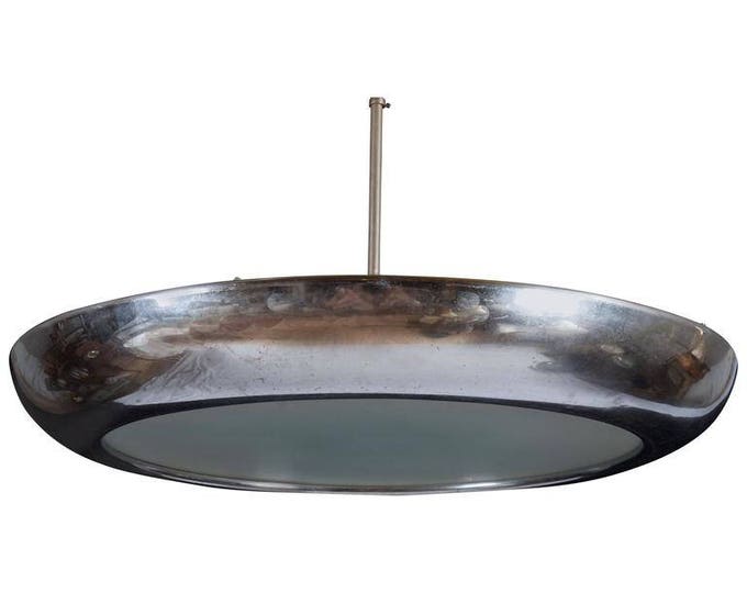 Large Bauhaus Functionalism Copper Pendant by Josef Hurka for Napako - Etsy