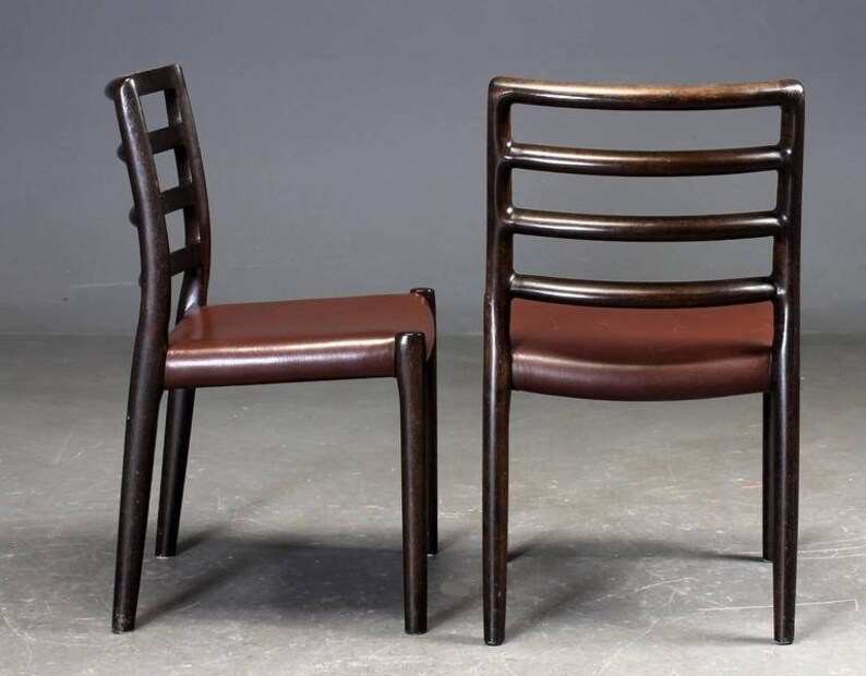 Set of Six Oak Dining Chairs by Niels O Moller for J.L.Moller