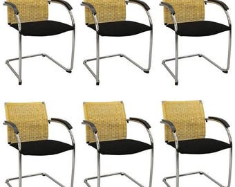 Set of Six Dining Chairs by Jozef Gorcia & Andreas Krob for Thonet Model S78