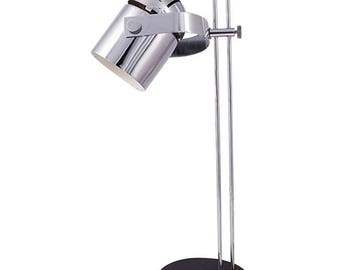 Vintage Mid-Century Chromed Table Lamp