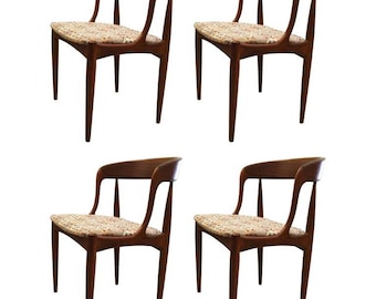 Set of Four Dining Chairs by Johannes Andersen for Uldum Møbelfabrik