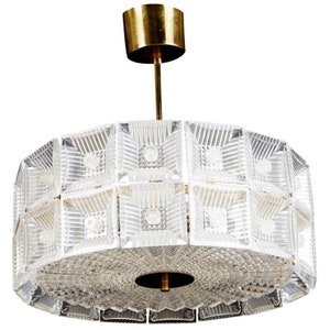 Chandelier by Carl Fagerlund for Orrefors Glassworks